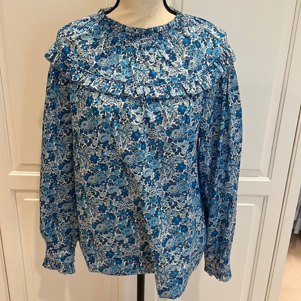NWT - Liberty of London blouse by J Crew - Medium
